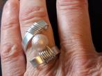 **SALE** Unieke ring ongeveer maat 17 (0.50 euorcent), Ophalen of Verzenden, Zo goed als nieuw, Overige kleuren, Overige materialen