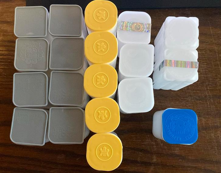 Lege tubes voor 1 ounce zilver munten, Postzegels en Munten, Edelmetalen en Baren, Zilver, Ophalen of Verzenden