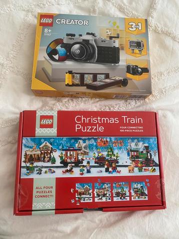 Lego Creator 31147 camera +Lego Christmas Train Puzzle nieuw beschikbaar voor biedingen