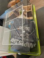 Hamster kooitje met toebehoren, Dieren en Toebehoren, Kooi, Minder dan 75 cm, Zo goed als nieuw, Hamster