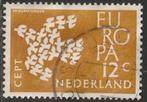 Nederland 1961 757 Europa 12c, Gest, Postzegels en Munten, Postzegels | Nederland, Ophalen of Verzenden, Na 1940, Gestempeld