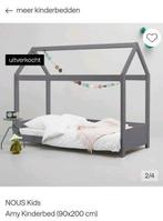 Nous Kids Bed Wehkamp 90 x 200 cm, Ophalen, 85 tot 100 cm, Gebruikt, Lattenbodem