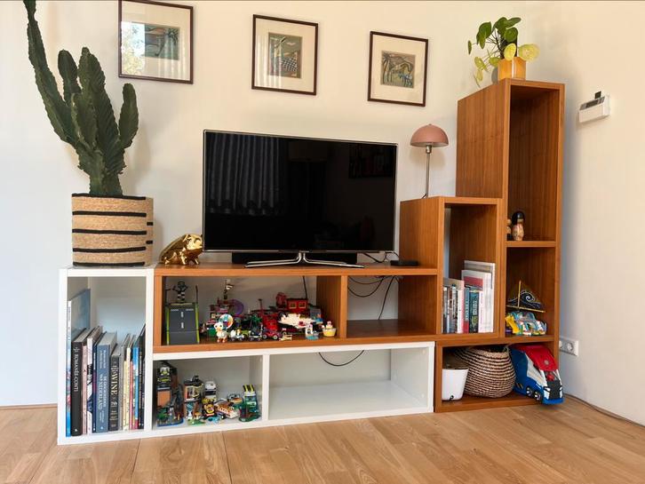 Tema Home L-vormig tv meubel, Huis en Inrichting, Kasten | Televisiemeubels, Gebruikt, Minder dan 100 cm, 150 tot 200 cm, 25 tot 50 cm