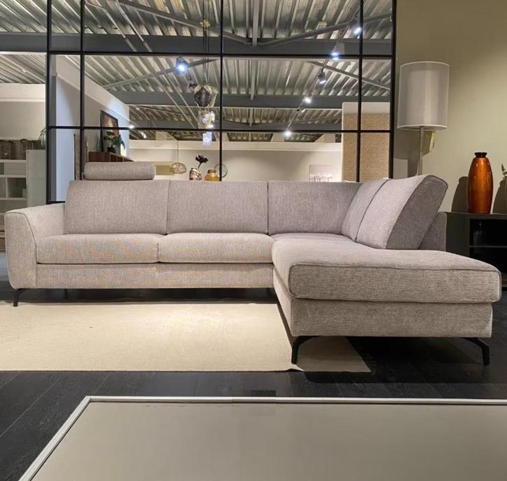 Grijze Hoekbank Galway Henders en Hazel Showroommodel!!!, Huis en Inrichting, Banken | Bankstellen, Zo goed als nieuw, Hoekbank