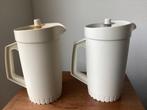 Vintage retro Tupperware schenkkan kan sapkan twee ex., Ophalen of Verzenden, Zo goed als nieuw, Crème, Overige typen