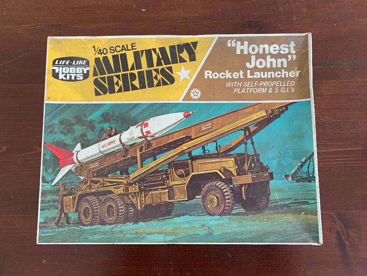 Life like | Honest John | Rocket launcher, Verzamelen, Militaria | Algemeen, Landmacht, Miniatuur of Beeldje, Amerika, Ophalen of Verzenden