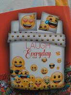 dekbedovertrek Emoji 240 x 220 Nieuw, Verzenden, Nieuw, Tweepersoons, Dekbedovertrek