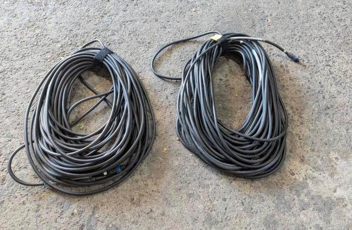✅Speakon 4 polig (2x 50 meter) te koop, Muziek en Instrumenten, Kabels en Stekkers, Gebruikt, Apparatuur, Ophalen of Verzenden