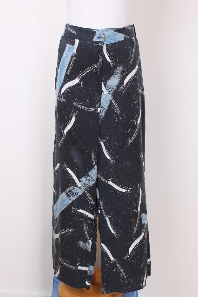 Zomer! Pantalon van RHUMAA maat 40(L), Kleding | Dames, Broeken en Pantalons, Zo goed als nieuw, Maat 38/40 (M), Blauw, Lang, Verzenden