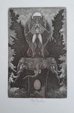 Exlibris / Ex libris V. Fenchak, Matrix, Antiek en Kunst, Kunst | Etsen en Gravures, Verzenden