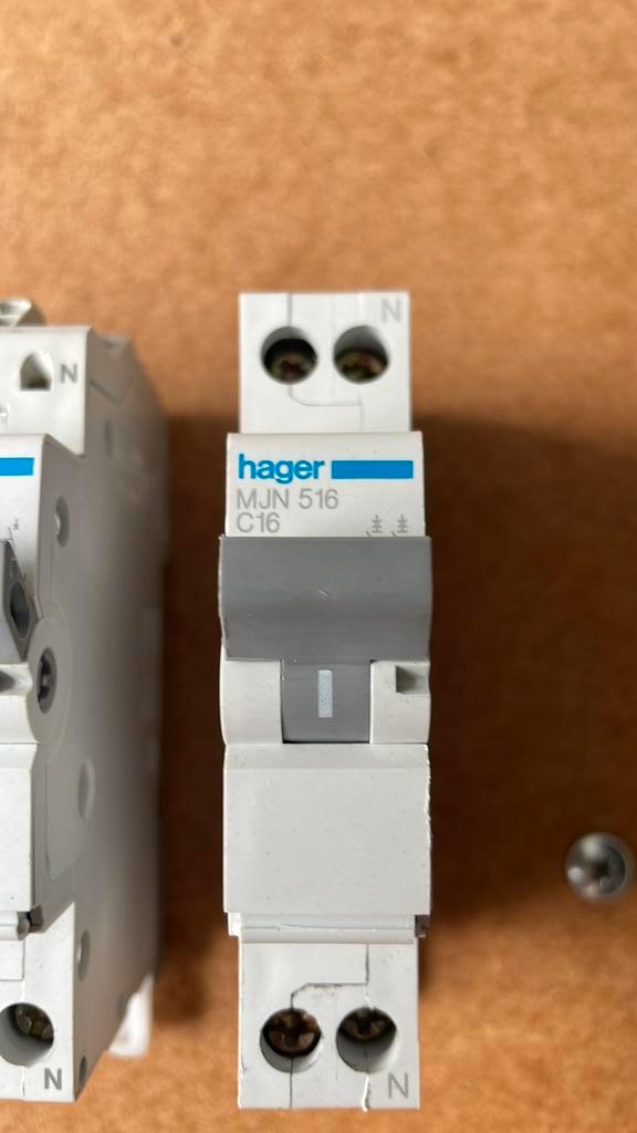 Hager/Geyer/GE/HOLEC/EATON groepenkast onderdelen, Doe-het-zelf en Verbouw, Elektra en Kabels, Gebruikt, Overige typen, Ophalen of Verzenden