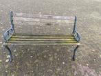 Heel mooi oud tuinbankje, Ophalen, Zo goed als nieuw, Metaal