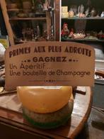 Antiek Reclamebord Franse Champagne, Ophalen of Verzenden, Zo goed als nieuw, Reclamebord