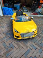 Audi sportauto voor kind geel, Gebruikt, Ophalen