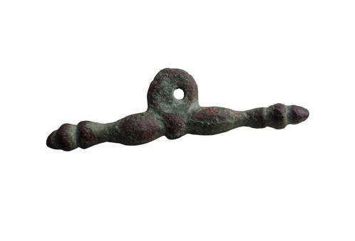 Bodemvondst Romeins bronzen Fallus hanger, Antiek en Kunst, Antiek | Koper en Brons, Brons, Verzenden