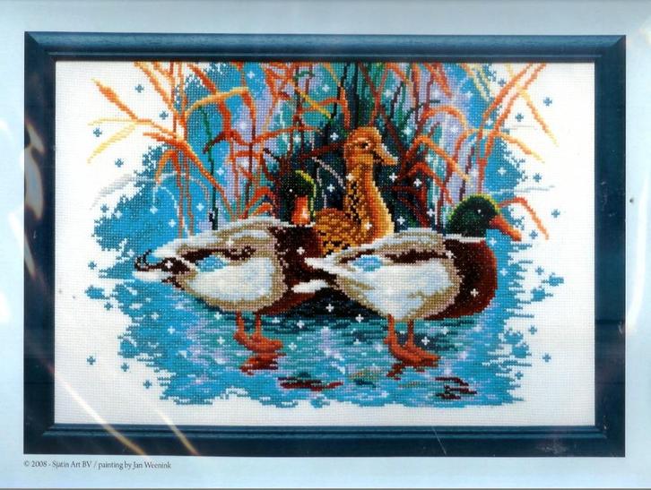 Cado opruiming pako groot borduurpakket  eenden, Hobby en Vrije tijd, Borduren en Borduurmachines, Nieuw, Borduurpakket, Handborduren