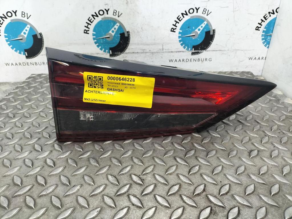 NISSAN QASHQAI J12E MK3 1.3 DIG-T ACHTERLICHT L 2023, Ophalen of Verzenden, Gebruikt, Stiba lid
