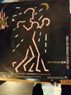 David Bowie - 7-inch vinyl single "Let's Dance" by David Bow, Cd's en Dvd's, Vinyl Singles, Gebruikt, 7 inch, Single, Ophalen of Verzenden