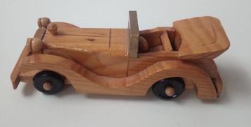 Houten auto klassiek model