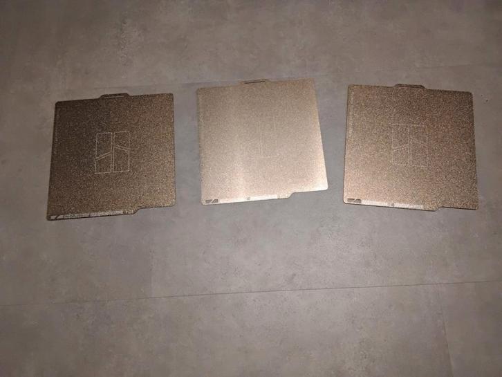 Bambu lab plates 3 stuks (zie beschrijving), Computers en Software, 3D-printerbenodigheden, Zo goed als nieuw, Ophalen of Verzenden