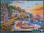 Falcon De Luxe - Harbour Cottages Puzzel (1000), Ophalen