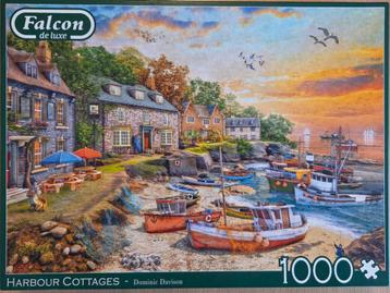 Falcon De Luxe - Harbour Cottages Puzzel (1000) beschikbaar voor biedingen