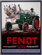 Fendt 12PS tractor reclamebord van metaal wandbord deco