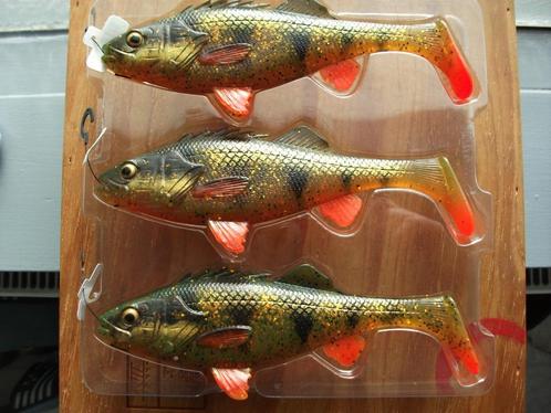 Savage Gear 4D Perch Shad / roofvis shad / kunstaas shad, Watersport en Boten, Hengelsport | Zeevissen, Nieuw, Overige typen, Ophalen of Verzenden