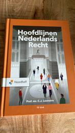 C.J. Loonstra - Hoofdlijnen Nederlands recht, Ophalen, Zo goed als nieuw, C.J. Loonstra