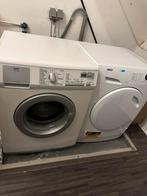 Goed werkende wasmachine en droger, Witgoed en Apparatuur, Wasmachines, Ophalen, 1200 tot 1600 toeren, Gebruikt, 8 tot 10 kg