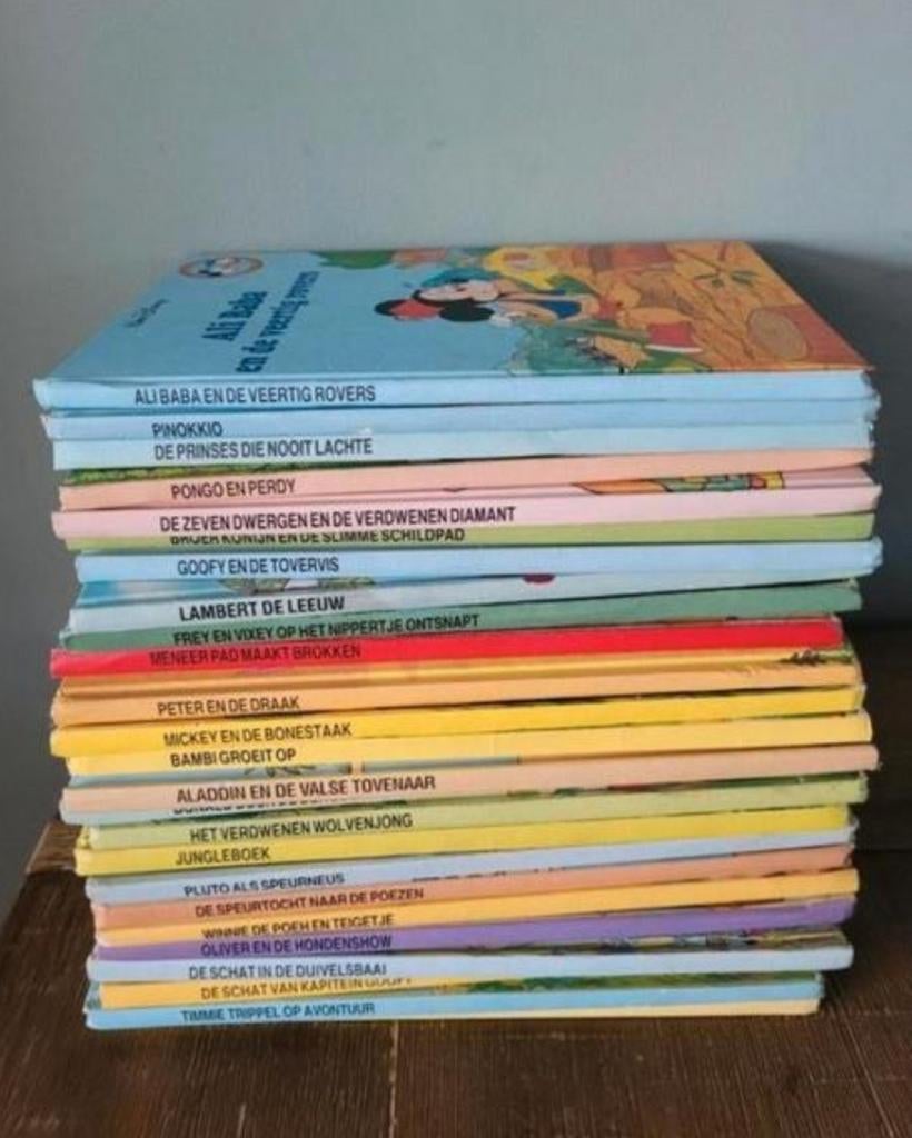 Disney Boekenclub Collectie - 25 Boeken jaren '80/'90, Boeken, Ophalen, Gelezen, Disney, Sprookjes