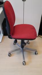 Bureaustoel, merk Grahl, bekleding zitgedeelte slijtplekken, Ophalen, Gebruikt, Bureaustoel, Rood