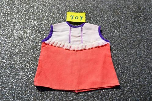 Mooi poppen jurkje uit de jaren 1960 NR 707, Verzamelen, Poppen, Zo goed als nieuw, Kleertjes, Ophalen of Verzenden