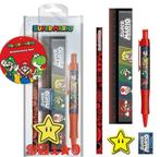 Super Mario Bros Stationary Set - 5 Delig, Ophalen of Verzenden, Overige figuren, Nieuw, Gebruiksvoorwerp