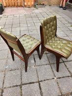 2 Louis van Teeffelen vintage teak, Deens eetkamerstoelen, Ophalen