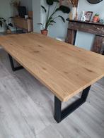 Houten eettafel kwantum 200x100cm, Huis en Inrichting, Tafels | Eettafels, Ophalen, Gebruikt, 50 tot 100 cm, 150 tot 200 cm
