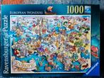 Ravensburger puzzel. European Wonders. 1000 stukjes., Ophalen of Verzenden, 500 t/m 1500 stukjes, Gebruikt, Legpuzzel