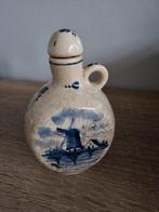 Antiek Delfts Blauw kruikje met Molen en zeilbootje, Ophalen of Verzenden