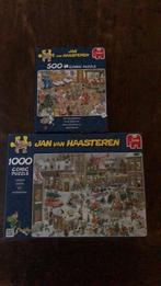 2 Kerstpuzzels van Jan van Haasteren 500 en 1000 stukjes, Hobby en Vrije tijd, Denksport en Puzzels, Ophalen of Verzenden, 500 t/m 1500 stukjes