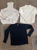 2 ecru truien + 1 gratis blauwe trui, H&M, Ophalen of Verzenden, Gedragen, Maat 36 (S)