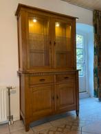 Mooie buffetkast / vitrinekast met verlichting, Huis en Inrichting, Kasten | Buffetkasten, Ophalen, Gebruikt, 100 tot 150 cm, Met lade(s)