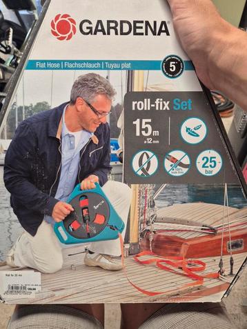 Gardena compacte tuinslang, roll-fix set beschikbaar voor biedingen