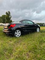 Peugeot 207 CC 1.6 16V Automaat Zwart ideale winter cabrio, Auto's, Peugeot, 4 cilinders, Cabriolet, 4 stoelen, Zwart