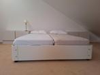 Auping auronde 160x200 wit, Ophalen, Gebruikt, Wit, Tweepersoons