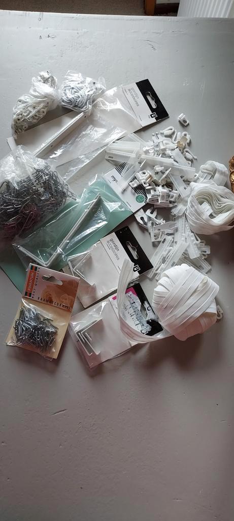Gordijn Accessoires - Compleet Pakket, Huis en Inrichting, Stoffering | Gordijnen en Lamellen, Zo goed als nieuw, 200 cm of meer