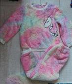 Zgan! Tie dye Teddy huispak pyjama eenhoorn unicorn 116/122, Meisje, Shein, Ophalen of Verzenden, Zo goed als nieuw