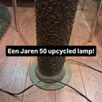 Vintage Upcycled Vloerlamp van een Behangdrukrol, Gebruikt, Vintage, Ophalen of Verzenden, 150 tot 200 cm