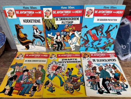 Zes strips Avonturen van Nero en Co - Marc Sleen, Boeken, Stripboeken, Gelezen, Meerdere stripboeken, Ophalen of Verzenden