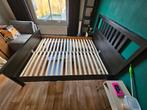 Hemnes bedframe + lattenbodem, Ophalen, Bruin, 210 cm, Tweepersoons