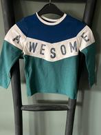 Shirt awesome 110 Name it groen blauw longsleeve t-shirts, Kinderen en Baby's, Kinderkleding | Maat 110, Nieuw, Jongen, Name it